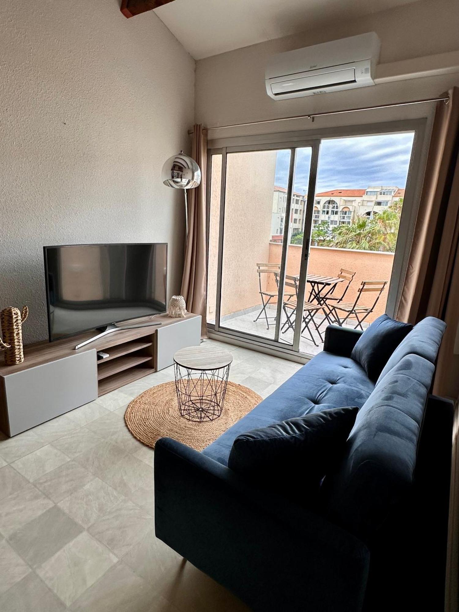 Evasion Setoise - Appartement Avec Balcon Vue Marina, Climatise, Parking - Situe A 200M De La Plage Sète Esterno foto