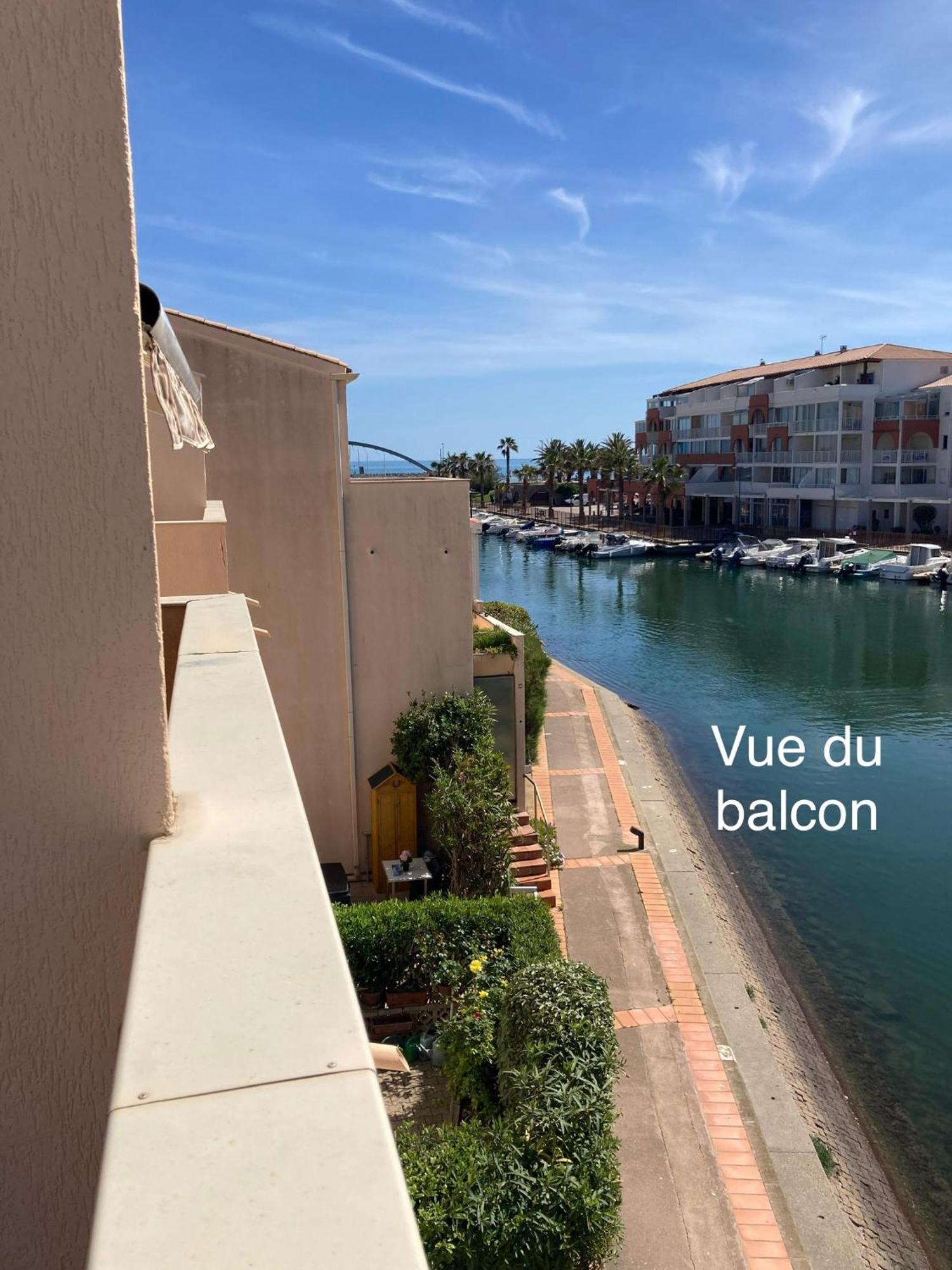 Evasion Setoise - Appartement Avec Balcon Vue Marina, Climatise, Parking - Situe A 200M De La Plage Sète Esterno foto